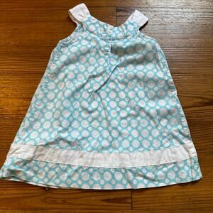 The Bailey Boys light blue white polka dot‎ sleeveless dress SIZE 2T